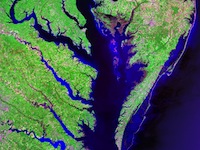 Landsat of Chesapeake Bay