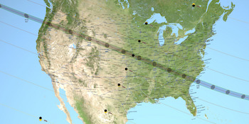 Eclipse 2017 Map